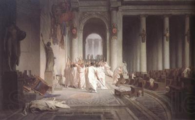 Alma-Tadema, Sir Lawrence Jean-Leon Gerome,The Death of Caesar (mk23)